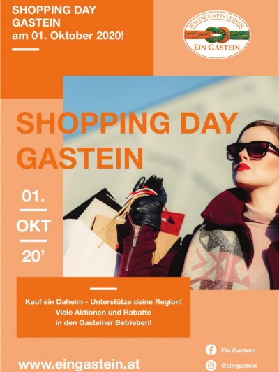 Shopping Day Gastein - 1. Oktober 2020